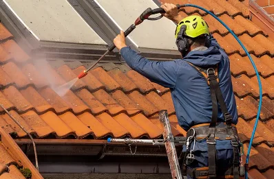 Démoussage et hydrofuge de toiture à Camlez